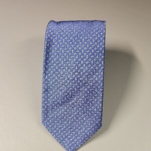 Brooks Brothers Blue Micro-Pattern Silk Tie